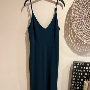 Lulu’s green maxi mermaid dress, Medium